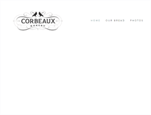 Tablet Screenshot of corbeaux.com